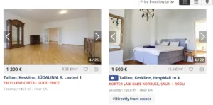 5 room apartment to rent in Tallinn