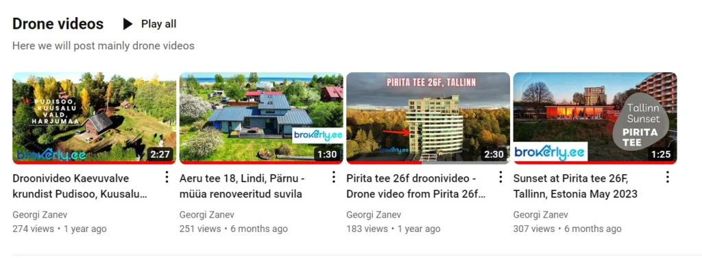 Drone videos https://www.youtube.com/@georgizanev